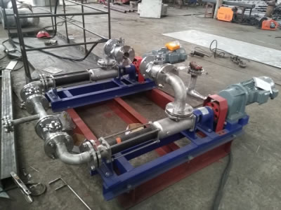 Helical rotor pump